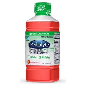 Pedialyte AdvancedCare Electrolyte Solution - Cherry Punch, 33.8 oz