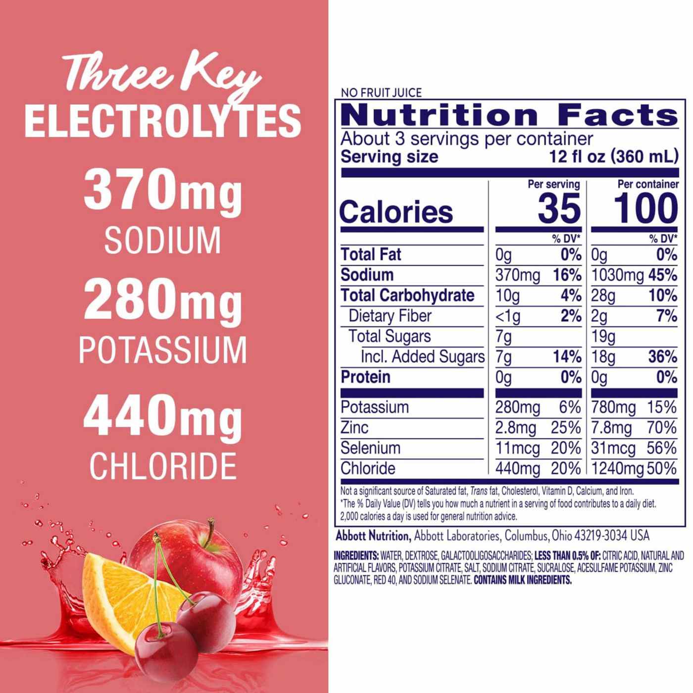 Pedialyte AdvancedCare Electrolyte Solution - Cherry Punch; image 5 of 7