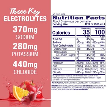 Pedialyte AdvancedCare Electrolyte Solution - Cherry Punch, 33.8 oz