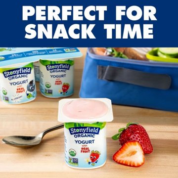 Stonyfield Organic Kids Strawberry Banana Whole Milk Yogurt