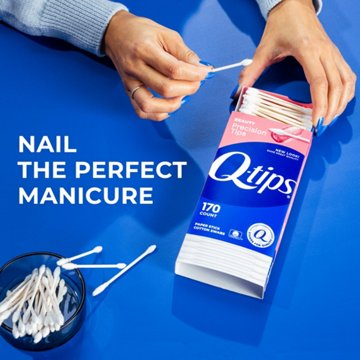 Q-tips Precision Tips Cotton Swabs, 170 ct