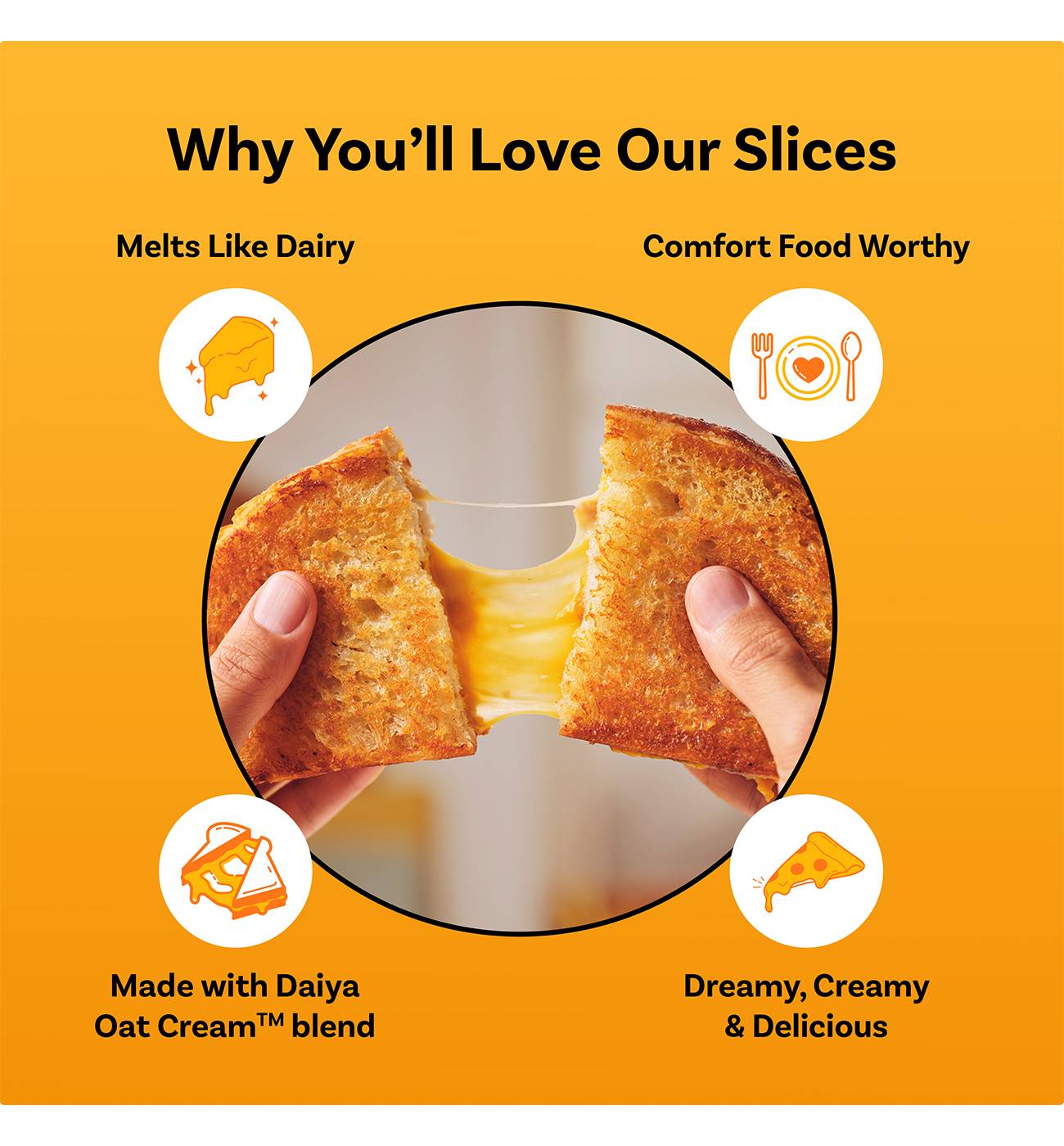 Daiya Dairy-Free Cheddar Sliced Cheese; image 3 of 4