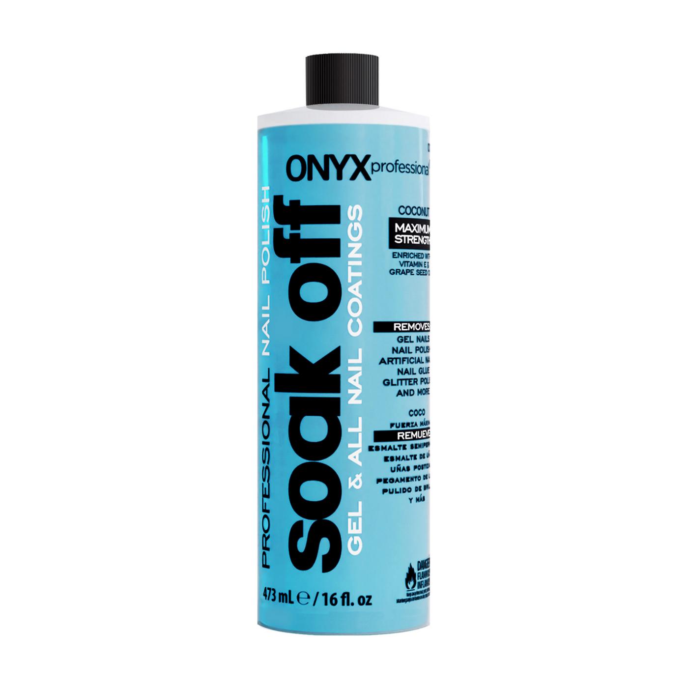 Onyx Professional Soak Off Gel & All Nail Coatings Polish Remover; image 1 of 2