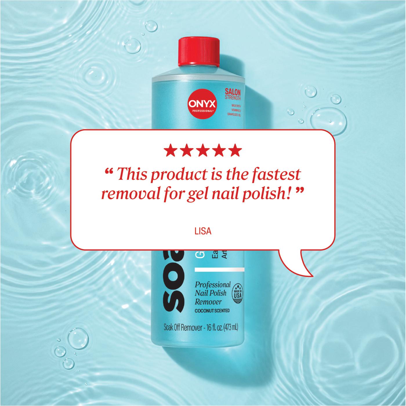 Onyx Professional Soak Off Gel & All Nail Coatings Polish Remover; image 3 of 8