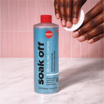 Onyx Professional Soak Off Gel & All Nail Coatings Polish Remover, 16 oz