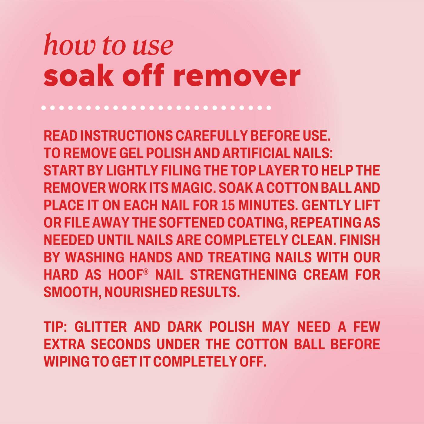 Onyx Professional Soak Off Gel & All Nail Coatings Polish Remover; image 8 of 8