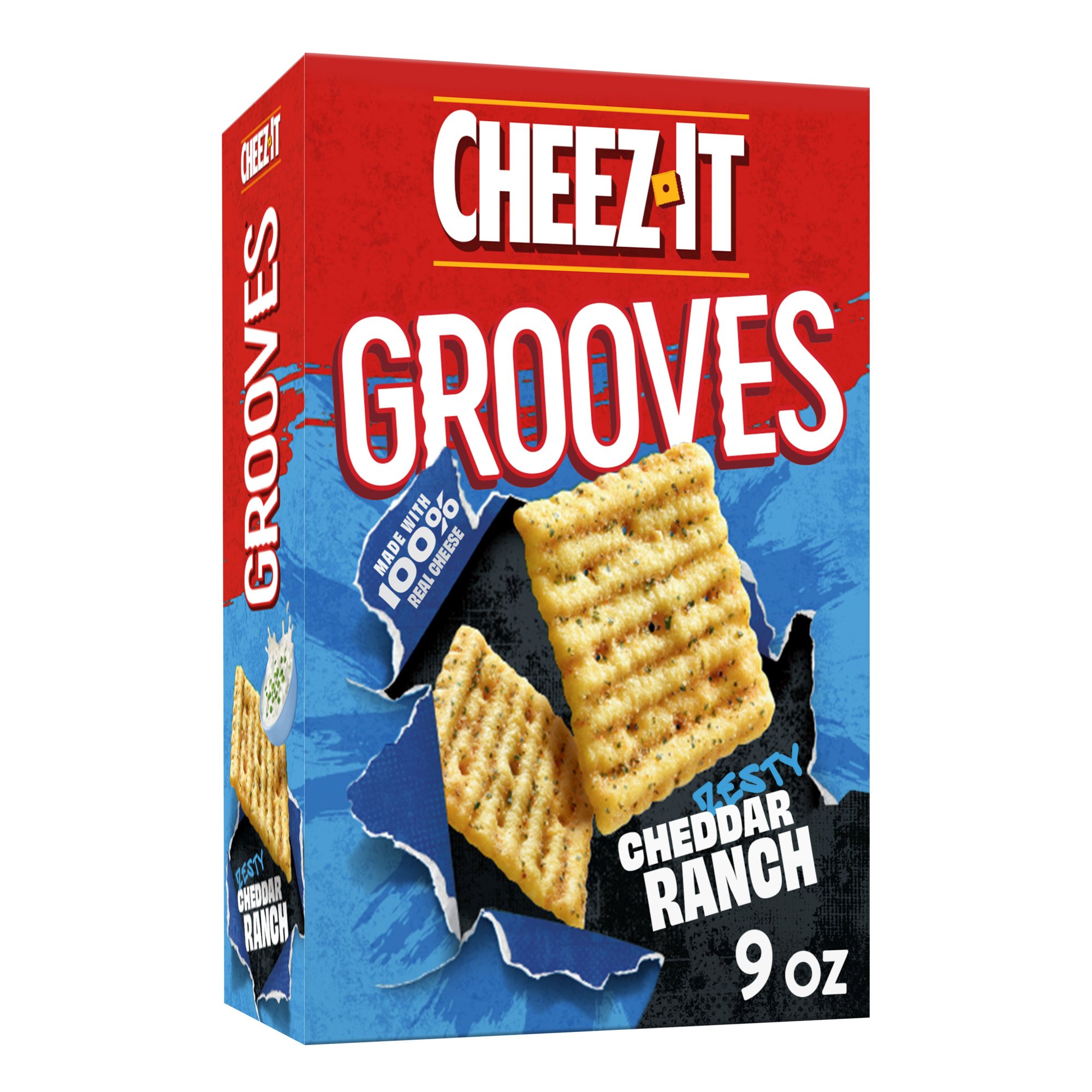 Sunshine Cheez It Grooves Zesty Cheddar Ranch Crackers Shop
