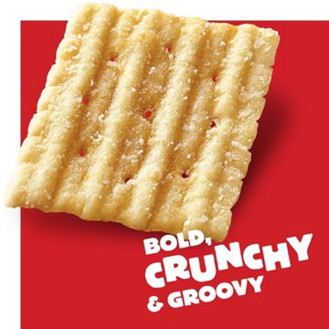 Cheez-It Grooves Sharp White Cheddar Crunchy Cheese Crackers