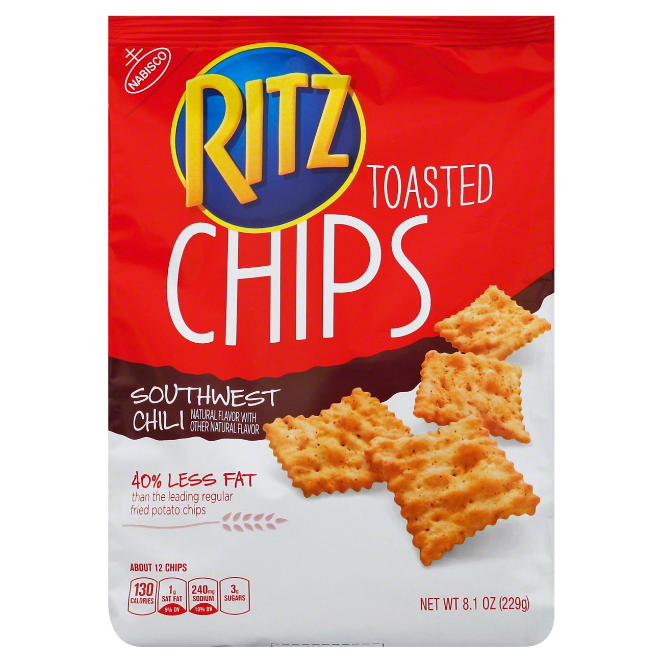 Nabisco Ritz Southwest Chili Toasted Chips Shop Crackers And Breadsticks At H E B 1931