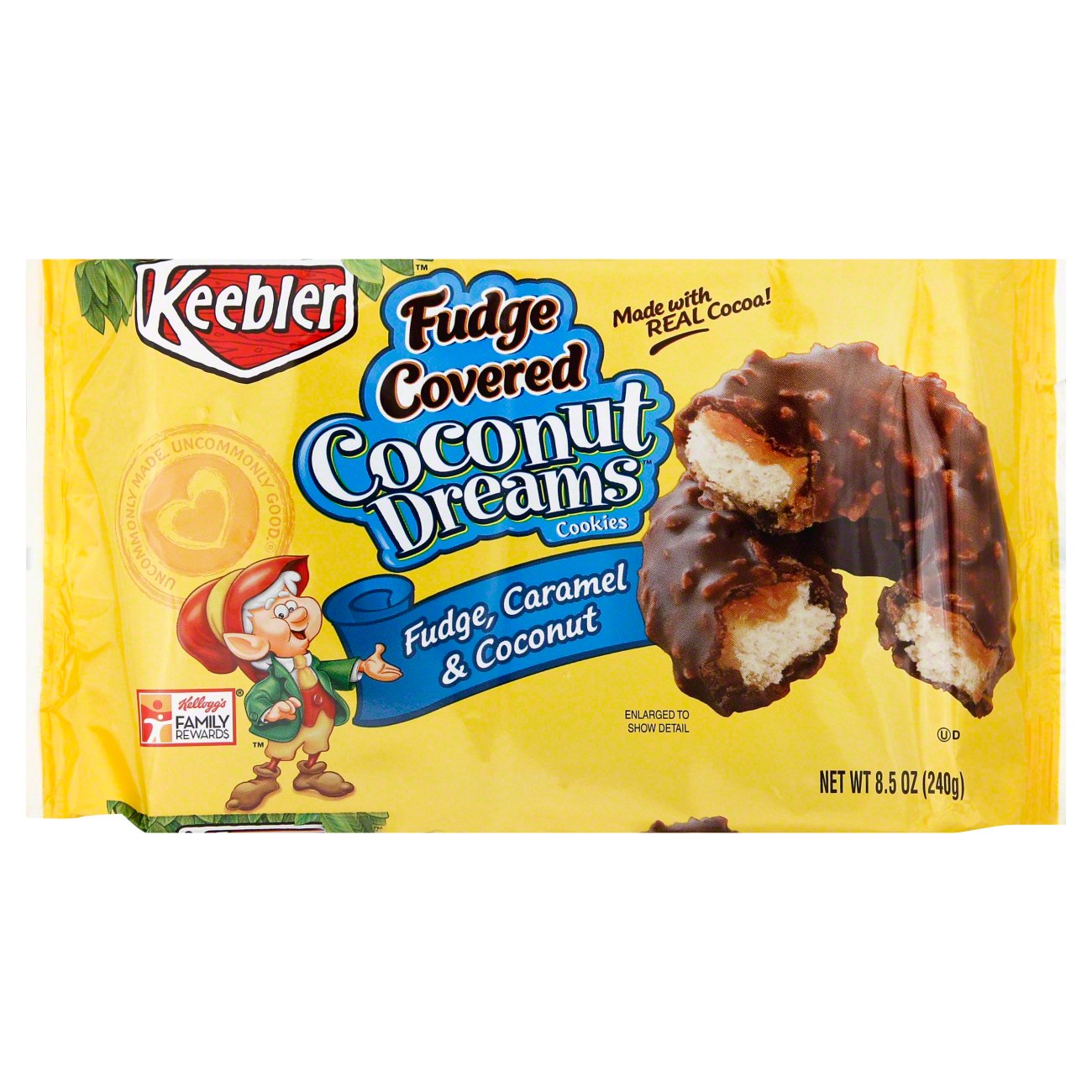 Keebler Fudge Covered Coconut Dreams Cookies - Shop Cookies At H-E-B