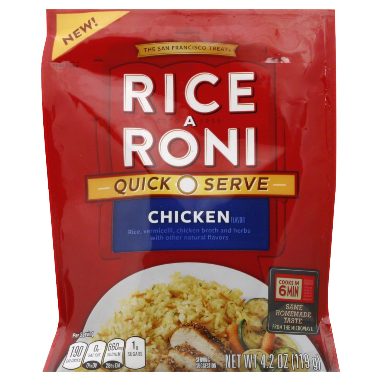 Rice-a-Roni Rice and Vermicelli Chicken Broth And Herbs Flavor