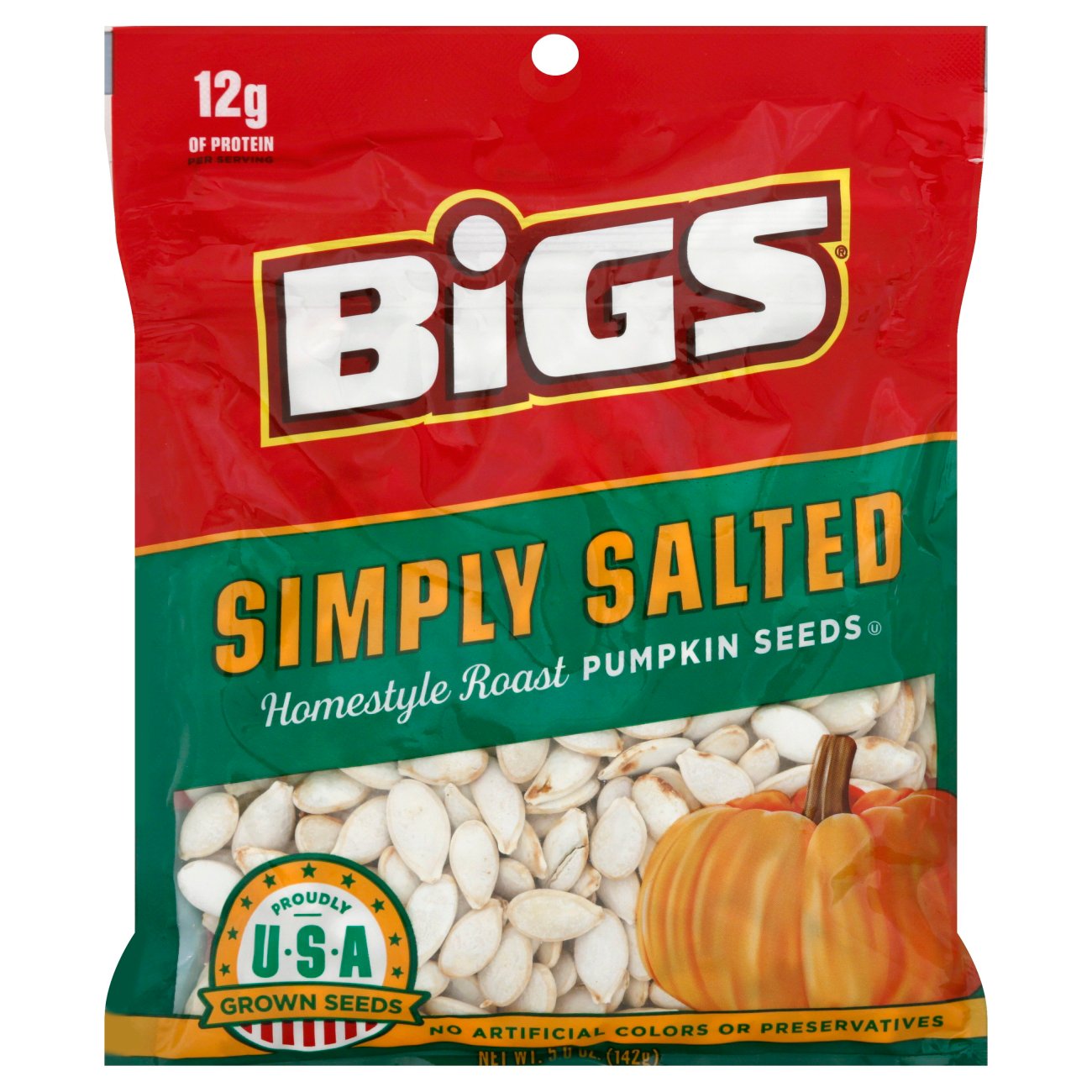 Bigs Lightly Salted Pumpkin Seeds Shop Snacks Candy At H E B