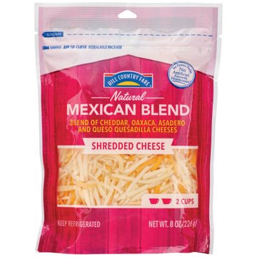 Hill Country Fare Mexican Blend Shredded Cheese, 8 oz