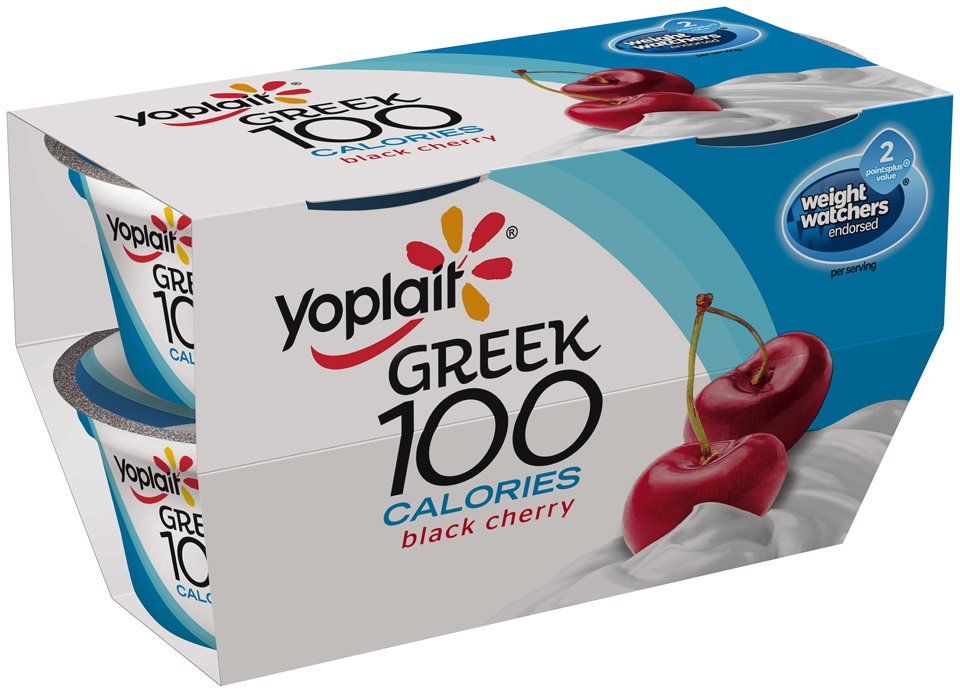 Yoplait Greek 100 Calories Black Cherry Yogurt Shop Yogurt At H E B