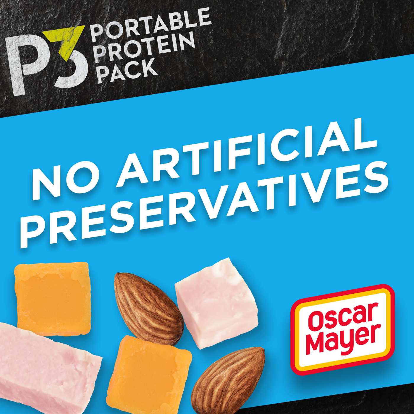 P3 Portable Protein Pack Snack Tray - Ham, Almonds & Cheddar; image 4 of 4