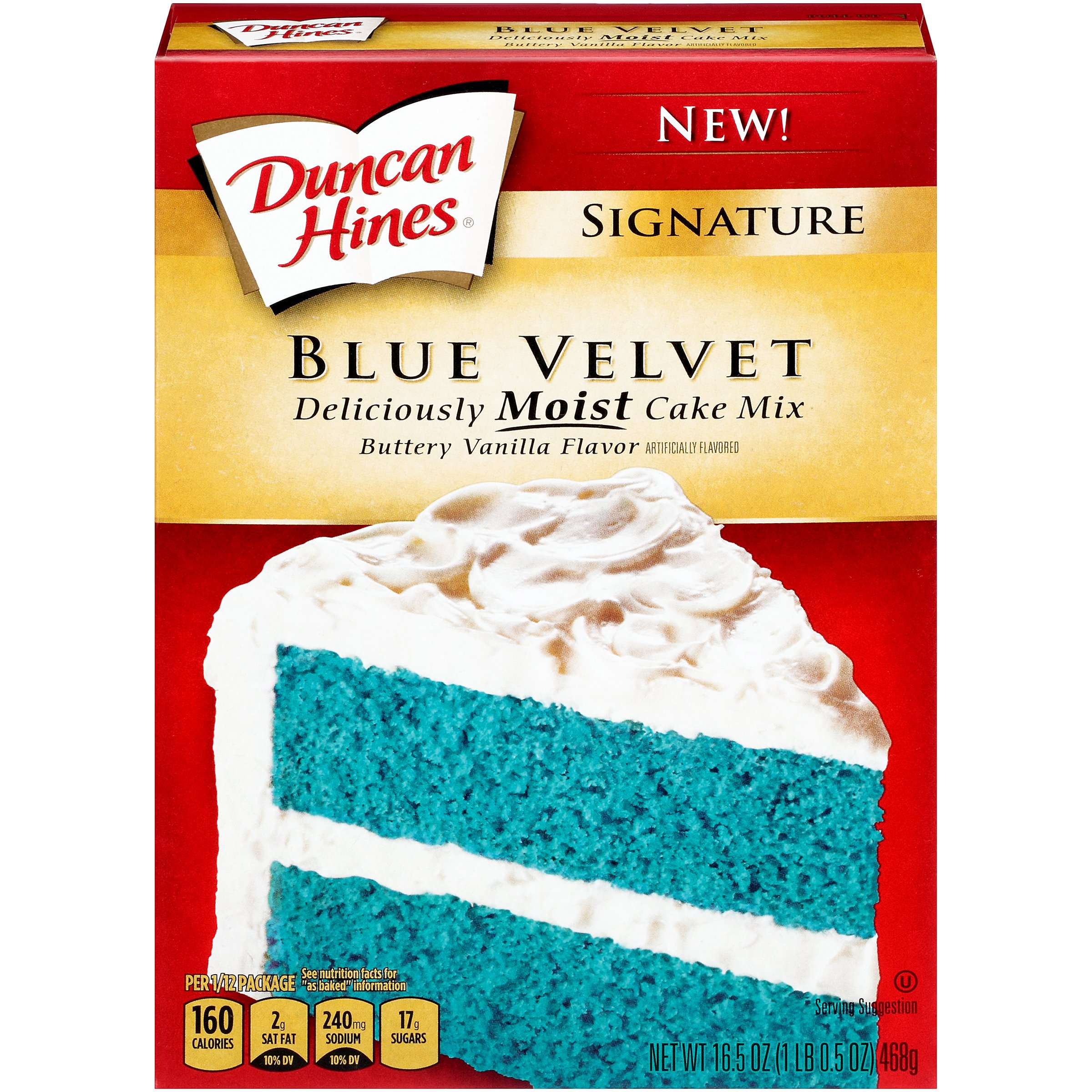 Duncan Hines Signature Blue Velvet Cake Mix Shop Baking Mixes At H E B   001737921 1