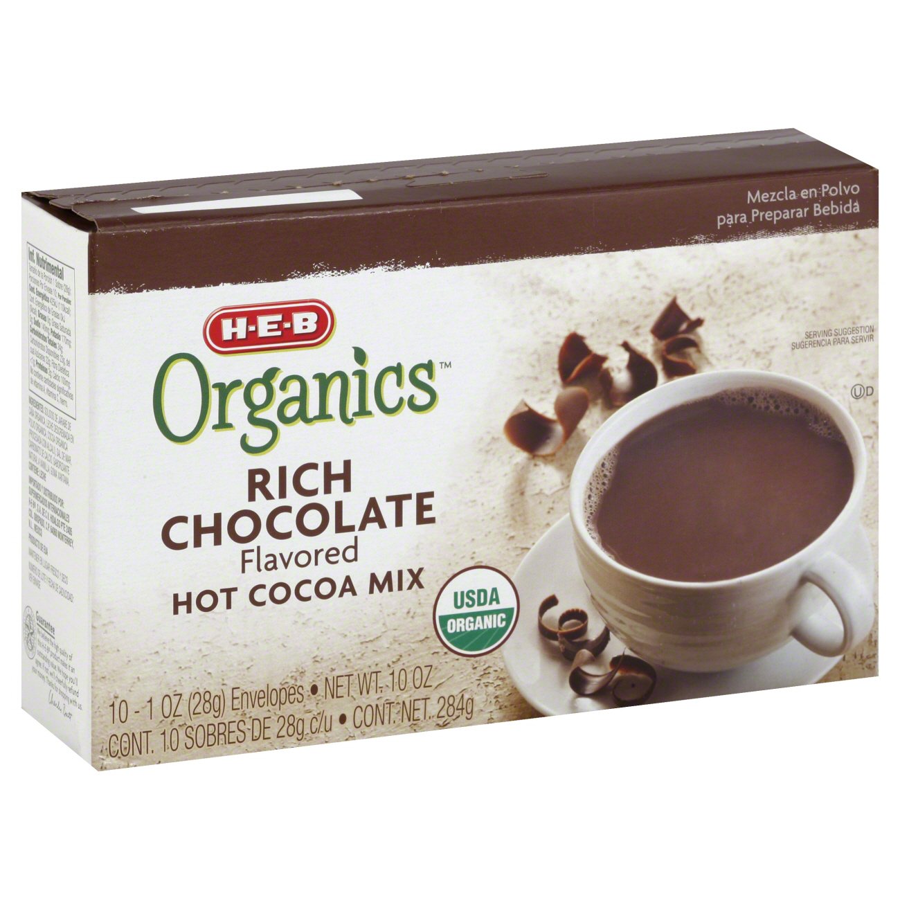 HEB Organics Rich Chocolate Hot Cocoa Mix Shop Cocoa at HEB