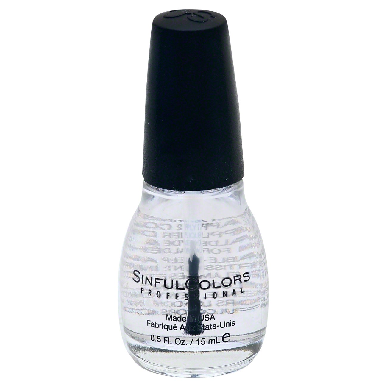 Sinful Colors Professional Clear Coat Nail Enamel - Shop Nail Polish at ...