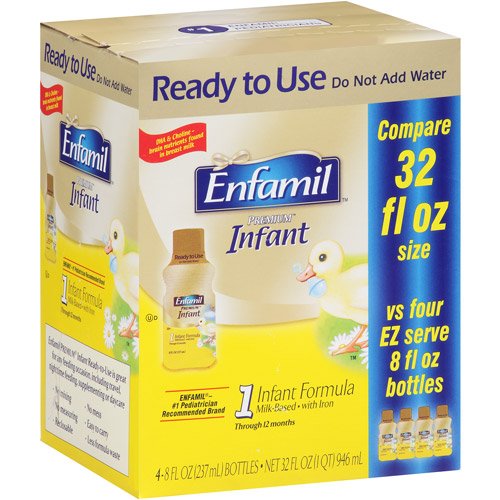 Enfamil Premium MilkBased ReadytoFeed Infant Formula Bottles Shop