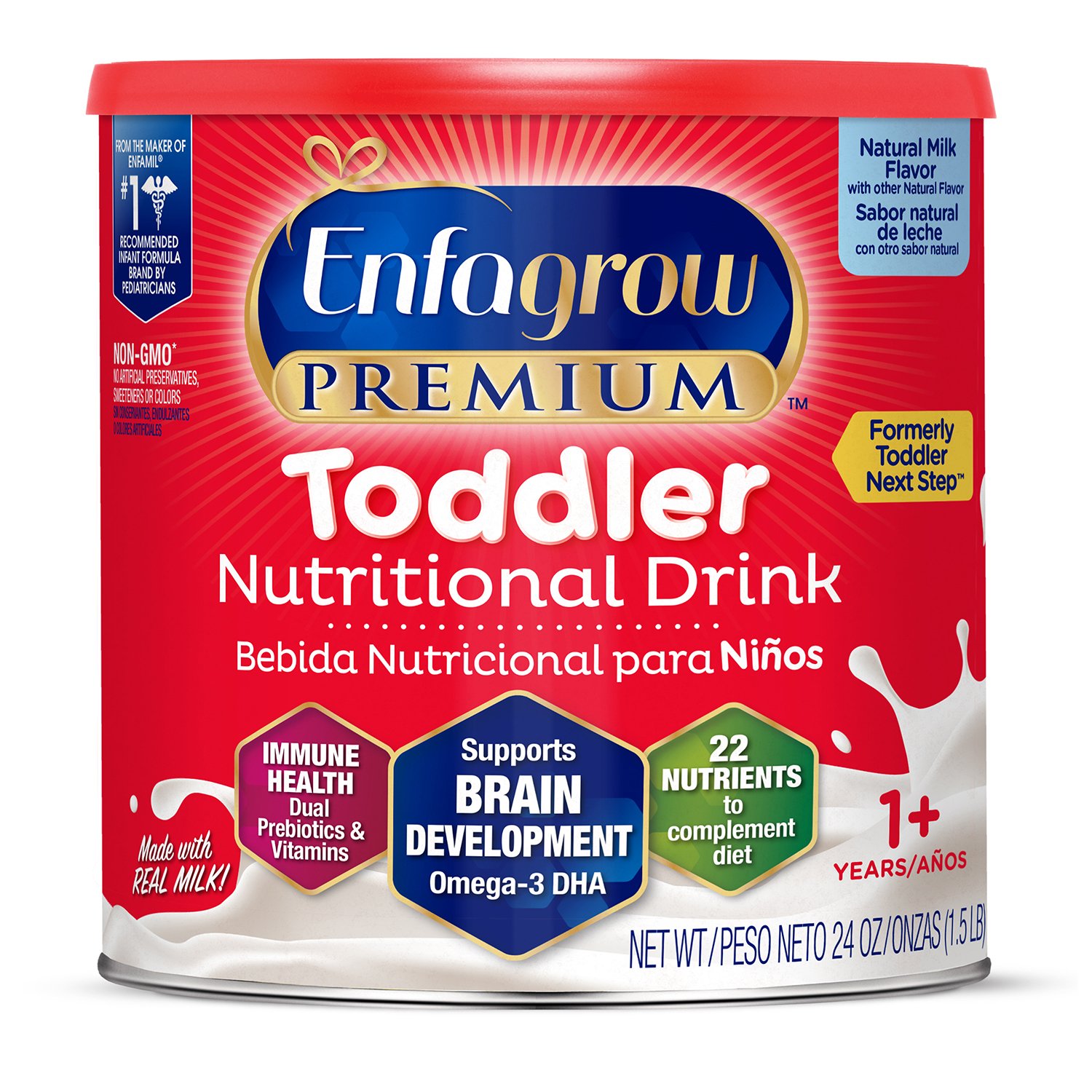 Enfagrow PREMIUM Toddler Next Step Powder Milk Drink, Natural Milk