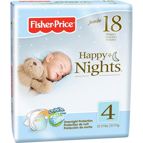 Fisher Price Happy Nights Jumbo Pack Diapers Size 4 22 37 Lbs Shop Fisher Price Happy Nights Jumbo Pack Diapers Size 4 22 37 Lbs Shop Fisher Price Happy Nights Jumbo Pack Diapers Size 4