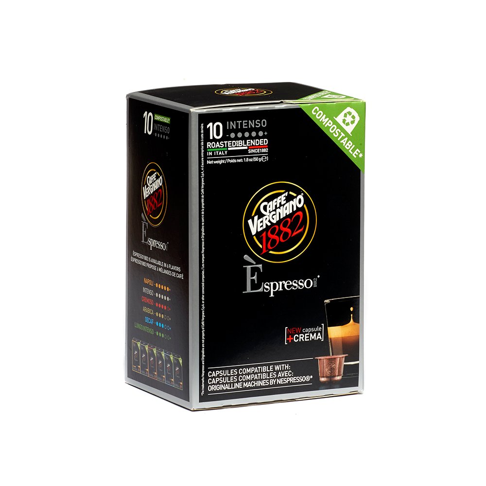 Caffe' Vergnano Intenso Espresso Single Serve Capsules