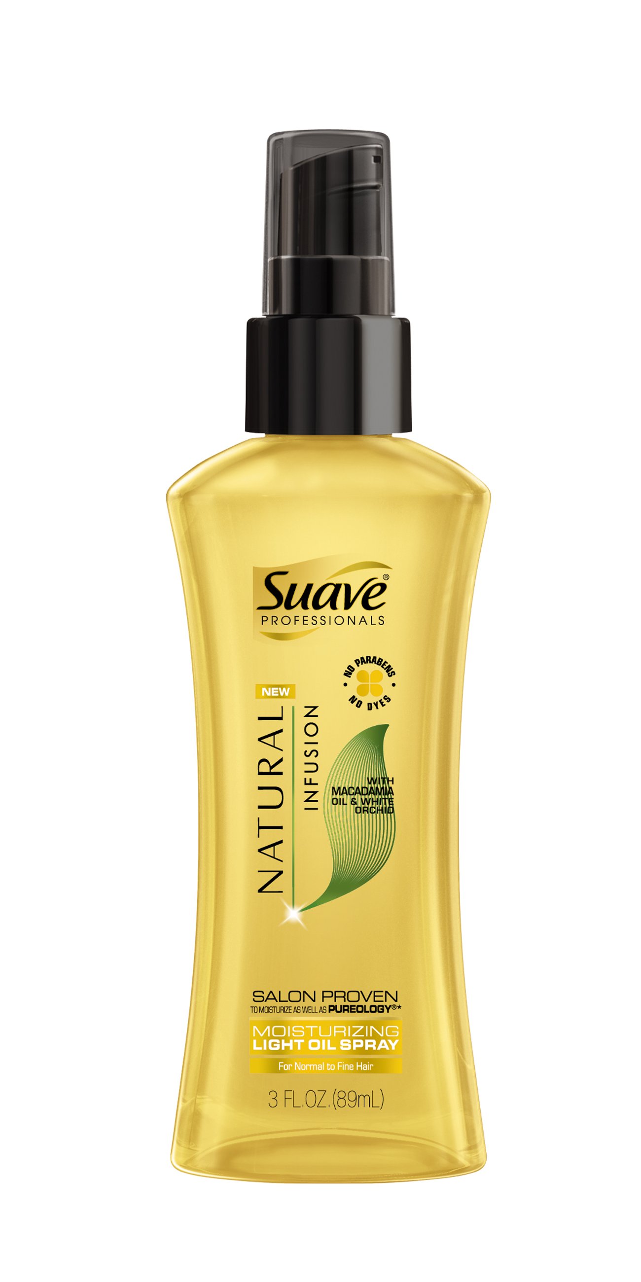 Suave Professionals Natural Infusion Moisturizing Light Oil Spray