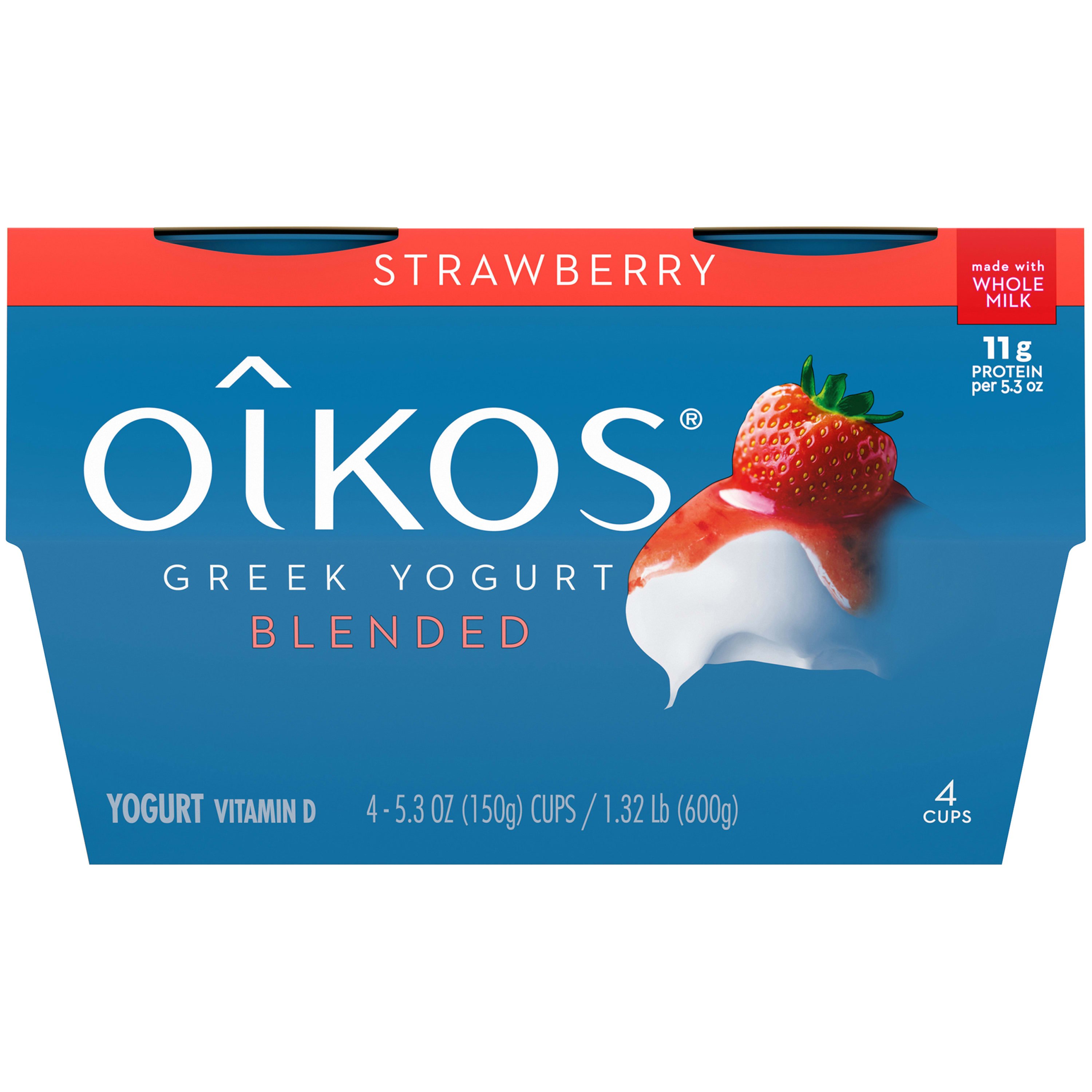 Dannon Oikos Strawberry Greek Yogurt - Shop Yogurt at H-E-B