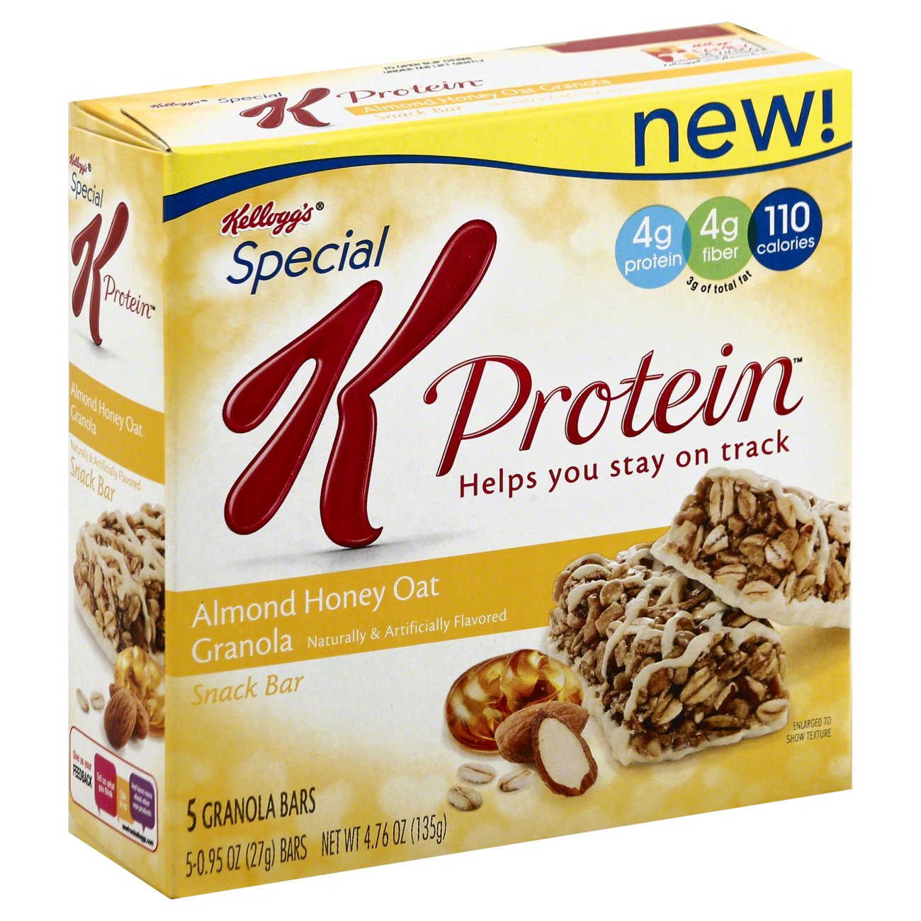 Kellogg's Special K Protein Almond Honey Oat Granola Bars - Shop ...