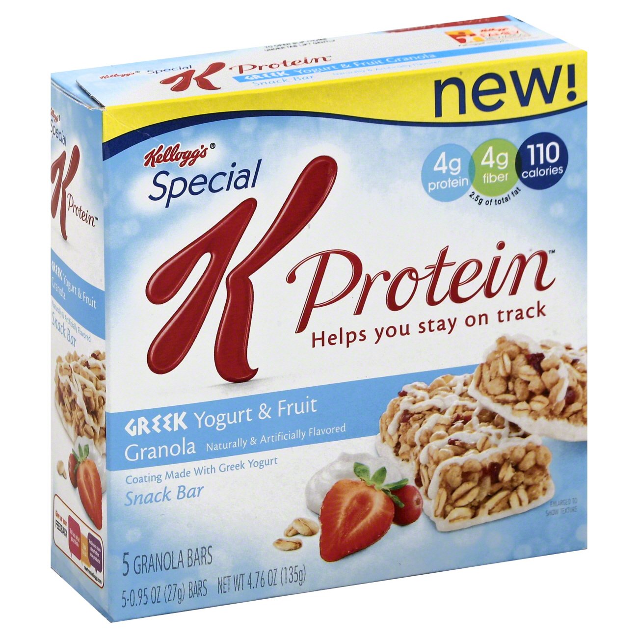 Kellogg's Special K Protein Greek Yogurt & Fruit Granola Bars Shop Granola & Snack Bars at HEB