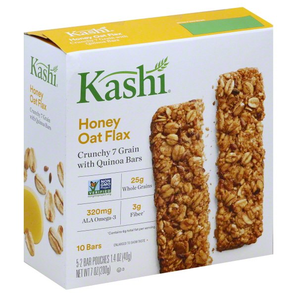 Kashi Honey Oat Flax Crunchy Granola Seed Bars Shop Granola Snack