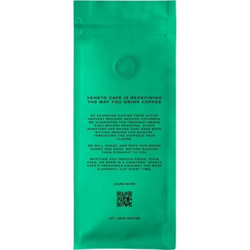 Veneto Cafe Organic 100% Colombian Medium Roast Ground Coffee