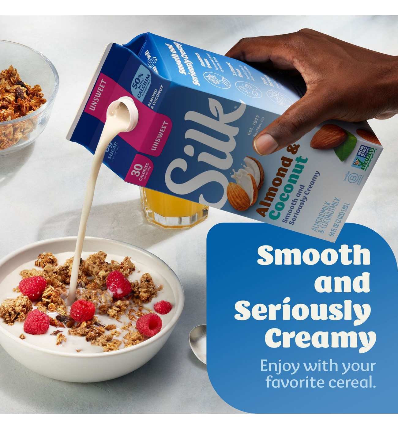 Silk Unsweetened Almond Milk and Coconut Milk Blend; image 3 of 6