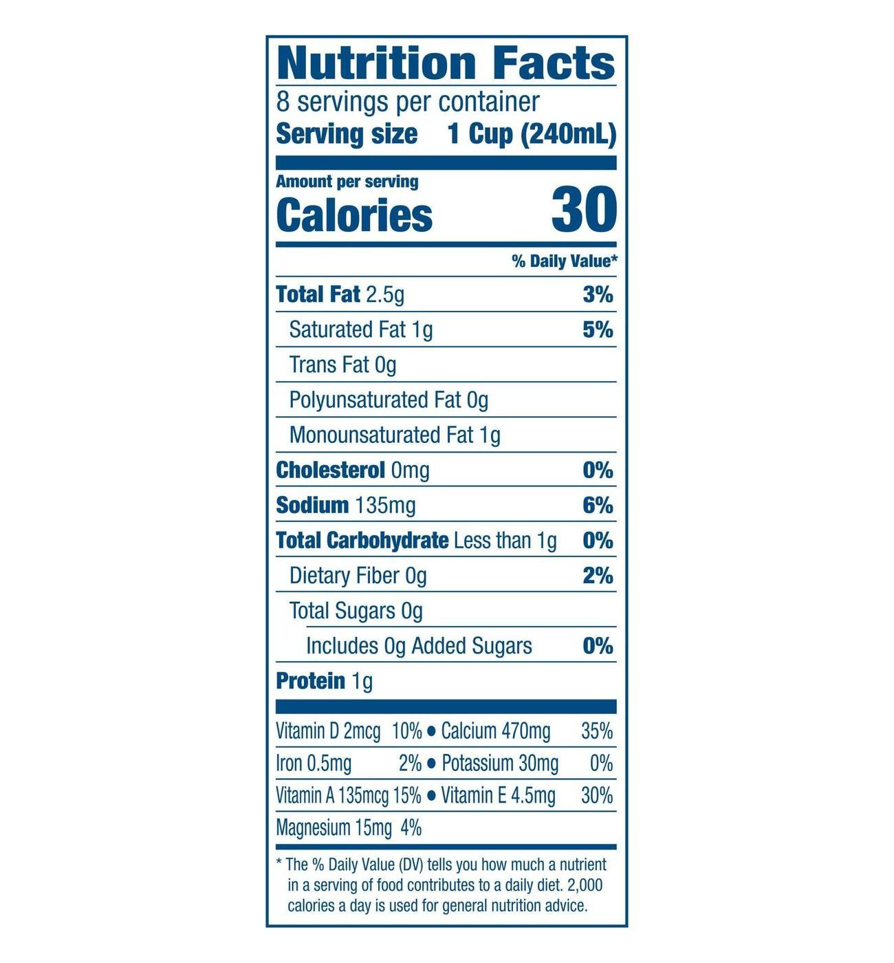 Silk Unsweetened Almond Milk and Coconut Milk Blend; image 5 of 6