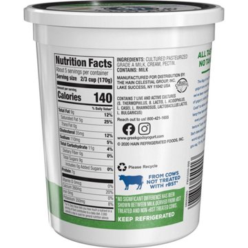 The Greek Gods Plain Traditional Greek Yogurt, 32 oz