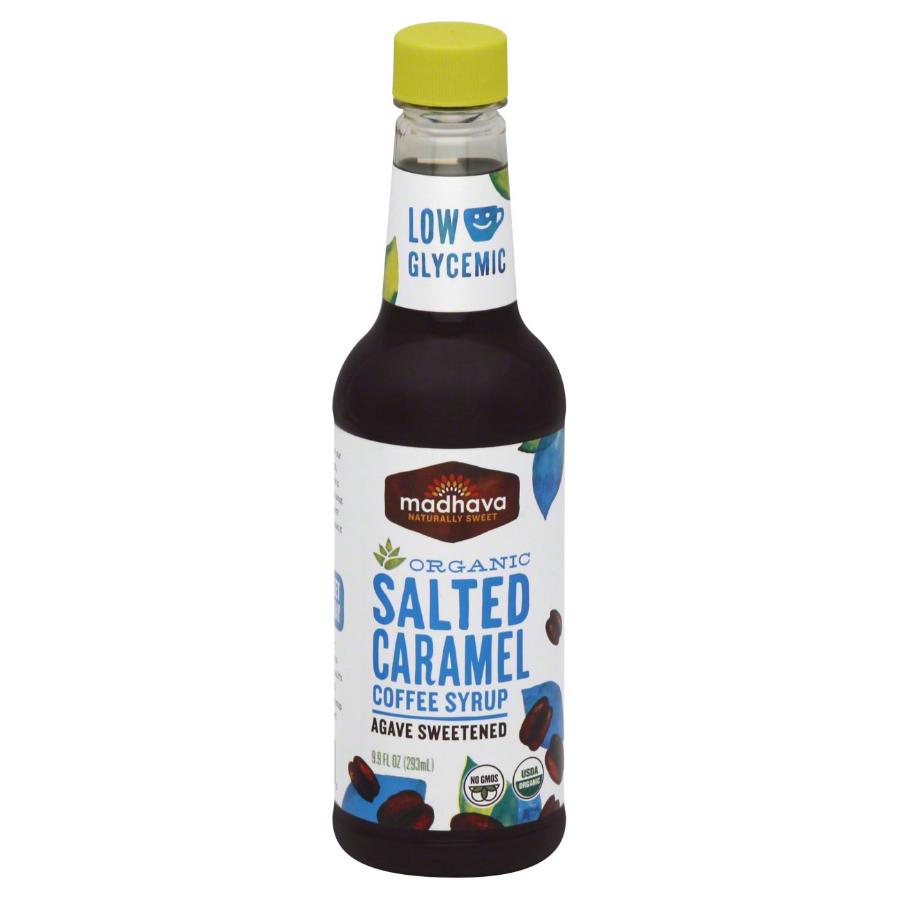 Madhava Organic Salted Caramel Coffee Syrup Shop Coffee creamer at HEB
