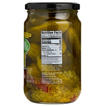 H-E-B Pickle Me Dilly Whole Spiced Polish Dill Pickles, 24 oz