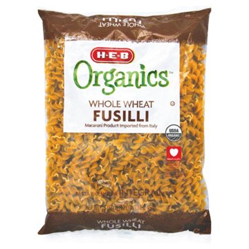 H-E-B Organics Whole Wheat Fusilli
