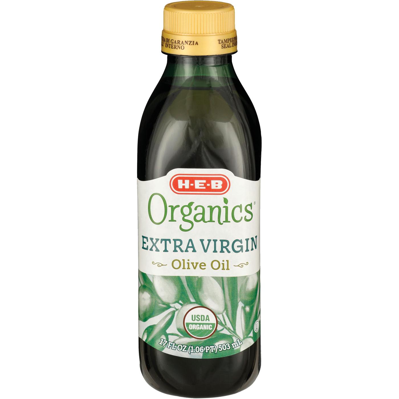 H-E-B Organics Extra Virgin Olive Oil; image 1 of 3