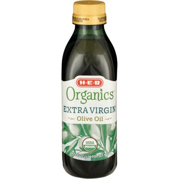 H-E-B Organics Extra Virgin Olive Oil, 17 oz