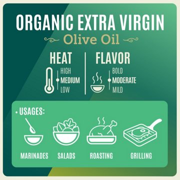 H-E-B Organics Extra Virgin Olive Oil, 17 oz
