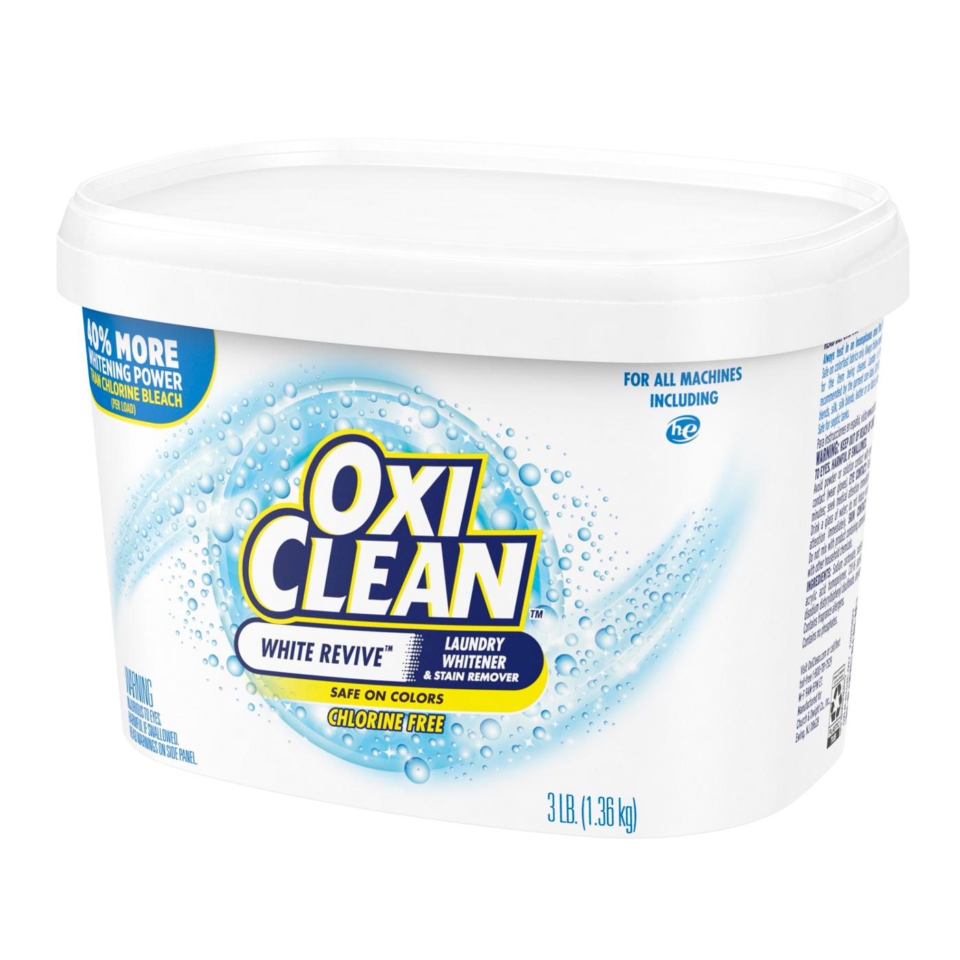 OxiClean White Revive Laundry Stain Remover Powder 45 Loads; image 2 of 8