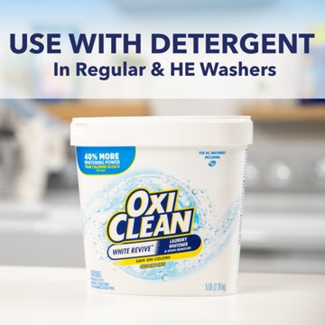 OxiClean White Revive Laundry Stain Remover Powder 45 Loads, 48 oz
