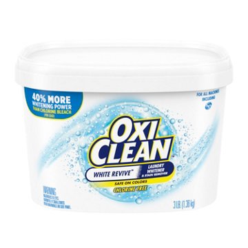 OxiClean White Revive Laundry Stain Remover Powder 45 Loads, 48 oz