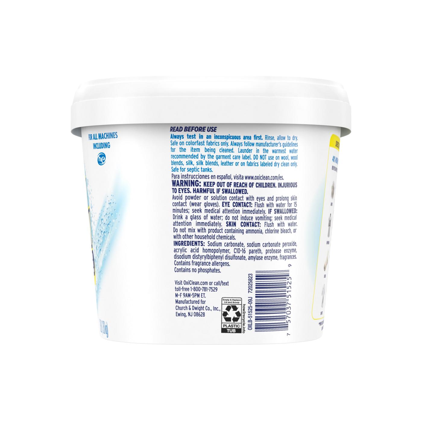 OxiClean White Revive Laundry Stain Remover Powder 45 Loads; image 6 of 8