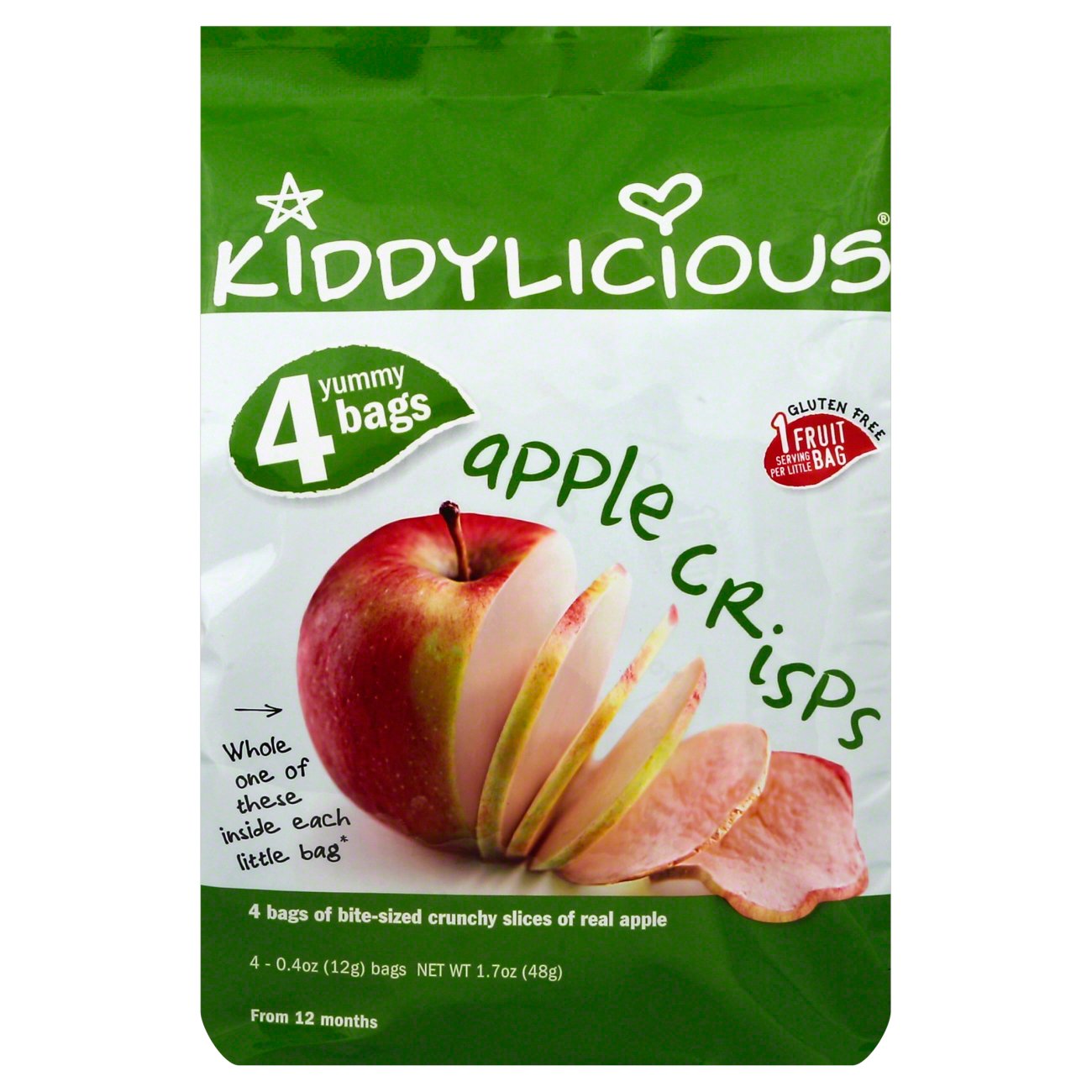 Kiddylicious Apple Crisps Shop Toddler Food at HEB