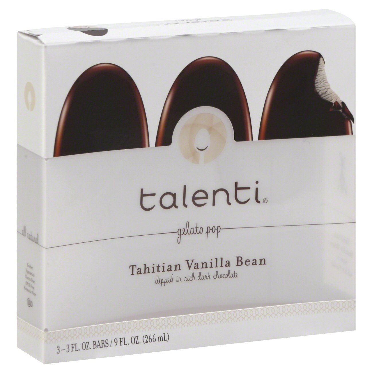 Talenti Tahitian Vanilla Bean Gelato Pop Shop Ice cream at HEB