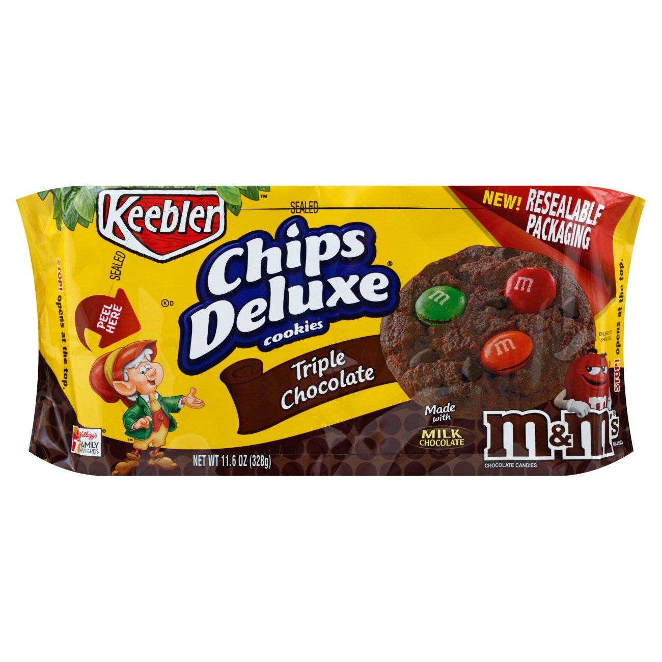 Keebler Chips Deluxe Triple Chocolate Cookies - Shop Cookies at H-E-B