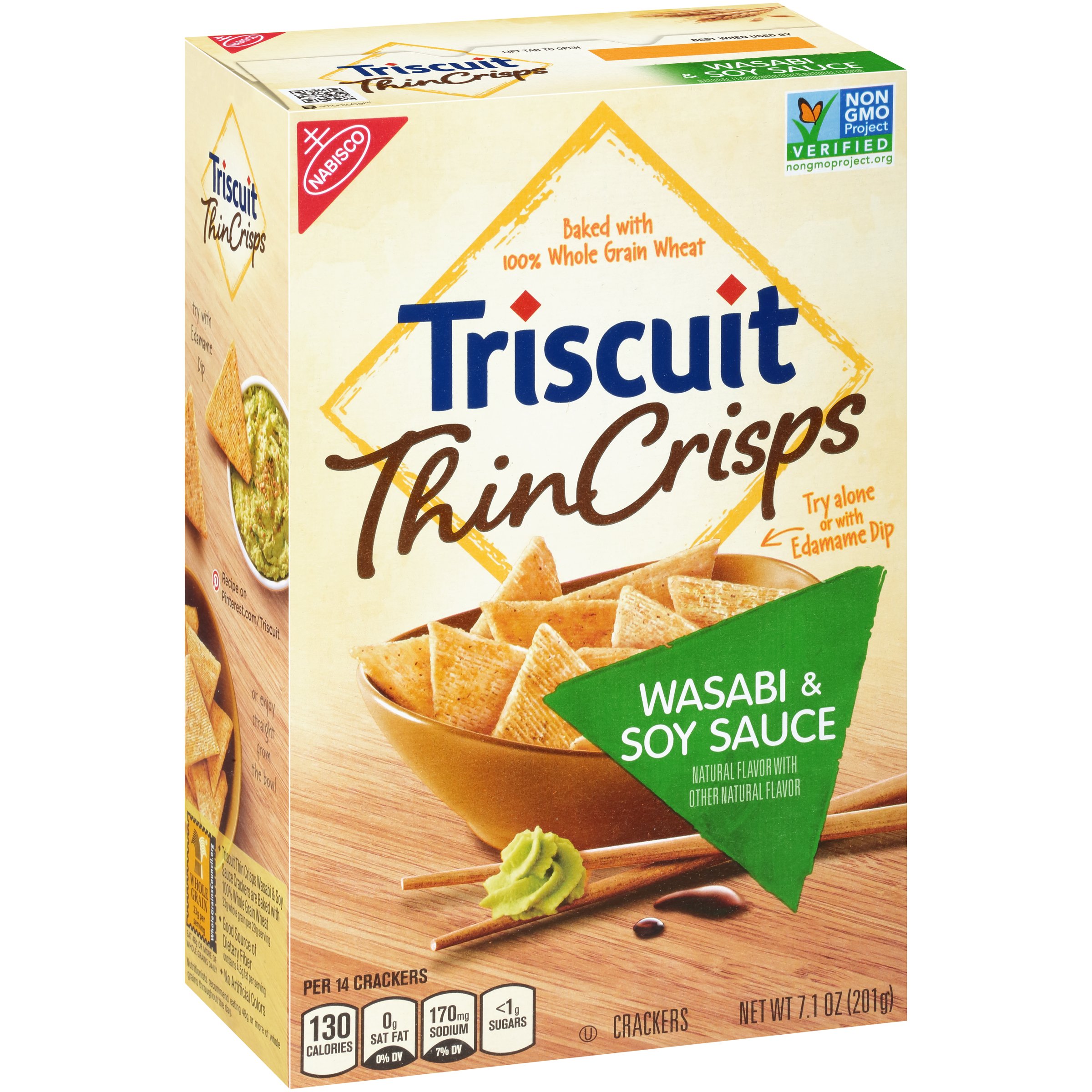 Nabisco Triscuit Thin Crisps Wasabi & Soy Sauce Crackers Shop