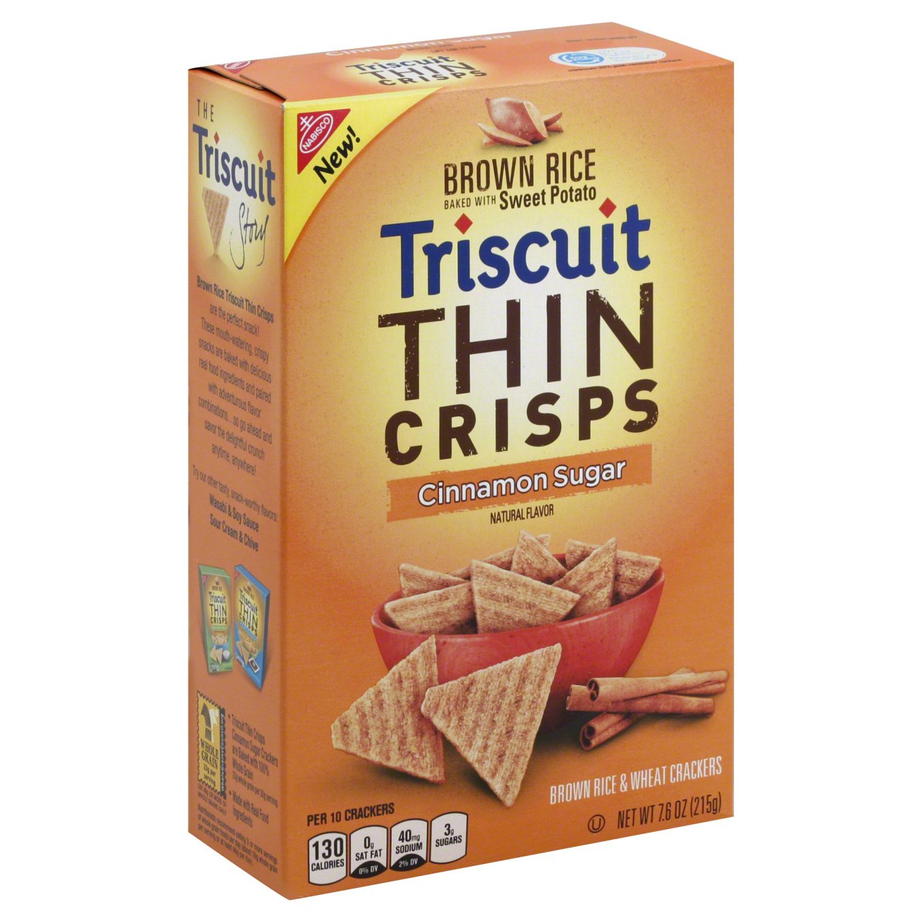 Nabisco Triscuit Thin Crisps Cinnamon Sugar Crackers Shop Crackers